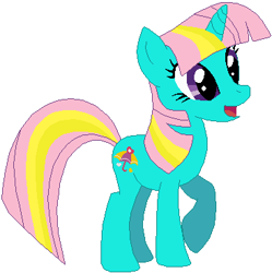 Size: 367x369 | Tagged: safe, artist:selenaede, artist:user15432, base used, character:dewdrop dazzle, oc, species:pony, species:unicorn, g4, generation leap, recolor