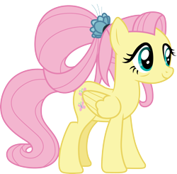 Size: 3062x3000 | Tagged: safe, artist:cloudyglow, character:fluttershy, species:pegasus, species:pony, episode:the last problem, g4, my little pony: friendship is magic, .ai available, female, older, older fluttershy, simple background, solo, transparent background, vector