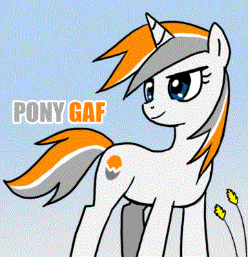 Size: 360x374 | Tagged: safe, artist:johnjoseco, oc, oc:belle eve, species:pony, species:unicorn, animated, female, frame by frame, gaming, gif, mare, neogaf, ponified, solo
