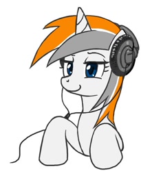 Size: 600x731 | Tagged: safe, artist:johnjoseco, oc, oc:belle eve, species:pony, species:unicorn, female, gaming, headphones, mare, neogaf, ponified, solo