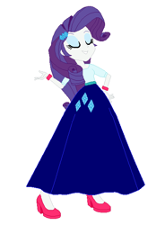 Size: 429x582 | Tagged: safe, artist:selenaede, artist:starman1999, base used, character:rarity, my little pony:equestria girls, clothing, female, long skirt, skirt, solo
