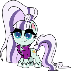 Size: 895x893 | Tagged: safe, artist:cloudyglow, character:coloratura, character:countess coloratura, species:earth pony, species:pony, my little pony:pony life, female, simple background, solo, transparent background
