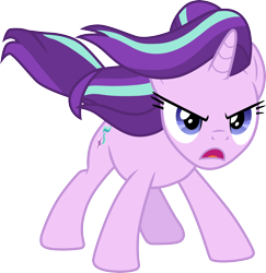 Size: 3000x3090 | Tagged: safe, artist:cloudyglow, artist:illumnious, character:starlight glimmer, species:pony, species:unicorn, episode:the ending of the end, g4, my little pony: friendship is magic, .ai available, cutie mark, female, high res, mare, open mouth, simple background, solo, transparent background, vector