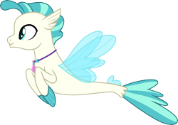 Size: 4254x3000 | Tagged: safe, artist:cloudyglow, character:terramar, species:seapony (g4), episode:surf and/or turf, g4, my little pony: friendship is magic, .ai available, fin wings, fins, high res, jewelry, male, necklace, simple background, solo, transparent background, vector, wings