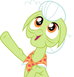 Size: 3000x3123 | Tagged: safe, artist:cloudyglow, character:granny smith, species:earth pony, species:pony, episode:the big mac question, g4, my little pony: friendship is magic, .ai available, adorasmith, bust, cute, female, high res, looking up, mare, simple background, solo, transparent background, vector