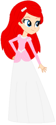 Size: 241x539 | Tagged: safe, artist:selenaede, artist:user15432, base used, species:human, my little pony:equestria girls, ariel, barely eqg related, clothing, crossover, disney, disney princess, dress, equestria girls style, equestria girls-ified, gown, hairpin, hand on hip, the little mermaid