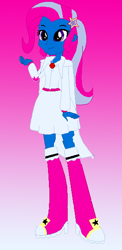 Size: 274x561 | Tagged: safe, artist:princessofdeadroses, artist:selenaede, base used, character:trixie, species:human, my little pony:equestria girls, alternate cutie mark, alternate universe, anti-villain, anti-villainess, beautiful, boots, cape, clothing, elements of insanity, equestria girls style, equestria girls-ified, hairpin, magic mare, shoes, skirt, tomboy