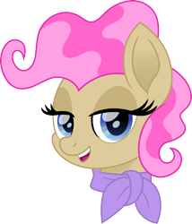 Size: 1282x1500 | Tagged: safe, artist:cloudyglow, character:mayor mare, species:earth pony, species:pony, episode:the perfect pear, g4, my little pony: friendship is magic, bust, female, lidded eyes, looking at you, mare, movie accurate, non-dyed mayor, simple background, transparent background, younger