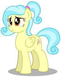 Size: 2171x2738 | Tagged: safe, artist:aleximusprime, oc, oc only, oc:melody, species:pegasus, species:pony, cute, female, flurry heart's story, music, ponytail, simple background, solo, transparent background