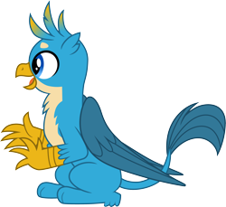 Size: 3282x3000 | Tagged: safe, artist:cloudyglow, character:gallus, episode:what lies beneath, g4, my little pony: friendship is magic, .ai available, male, simple background, solo, transparent background, vector