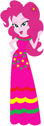 Size: 209x585 | Tagged: safe, artist:selenaede, artist:user15432, base used, character:pinkie pie, species:human, my little pony:equestria girls, cinco de mayo, clothing, dress, flower, flower in hair, pink dress