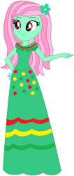 Size: 232x547 | Tagged: safe, artist:selenaede, artist:user15432, base used, character:minty, species:human, g3, g4, my little pony:equestria girls, cinco de mayo, clothing, dress, equestria girls style, equestria girls-ified, flower, flower in hair, g3 to equestria girls, g3 to g4, generation leap, green dress
