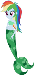 Size: 270x592 | Tagged: safe, artist:selenaede, artist:user15432, base used, character:rainbow dash, species:human, my little pony:equestria girls, barely eqg related, bubble guppies, clothing, crossover, fins, gil (bubble guppies), mermaid, mermaid tail, mermaidized, nick jr., nickelodeon, species swap, tail