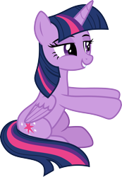 Size: 3000x4335 | Tagged: safe, artist:cloudyglow, artist:yanoda, character:twilight sparkle, character:twilight sparkle (alicorn), species:alicorn, species:pony, episode:deep tissue memories, spoiler:deep tissue memories, cutie mark, female, mare, simple background, sitting, solo, transparent background, vector