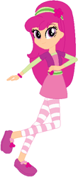 Size: 250x567 | Tagged: safe, artist:selenaede, artist:user15432, base used, species:human, my little pony:equestria girls, barely eqg related, bracelet, clothing, crossover, dress, equestria girls style, equestria girls-ified, headband, jewelry, raspberry torte, shoes, strawberry shortcake, strawberry shortcake's berry bitty adventures