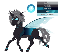 Size: 3328x2983 | Tagged: safe, artist:askbubblelee, oc, oc only, oc:imago, species:changeling, changeling oc, digital art, fangs, female, reference sheet, simple background, solo, transparent background