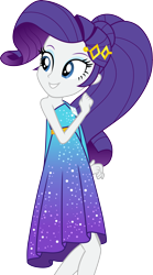 Size: 3339x6000 | Tagged: safe, artist:cloudyglow, character:rarity, episode:i'm on a yacht, g4, my little pony: equestria girls, my little pony:equestria girls, spoiler:eqg series (season 2), .ai available, clothing, dress, eyeshadow, female, high res, makeup, simple background, solo, transparent background, vector