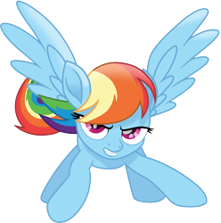 Size: 3000x3021 | Tagged: safe, artist:cloudyglow, character:rainbow dash, species:pegasus, species:pony, g4, my little pony: the movie (2017), .ai available, female, high res, mare, movie accurate, protective pose, simple background, solo, transparent background, vector