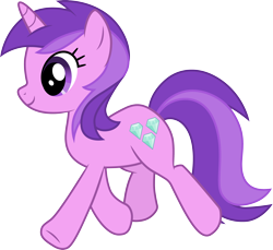 Size: 3270x3000 | Tagged: safe, artist:cloudyglow, character:amethyst star, character:sparkler, species:pony, species:unicorn, g4, .ai available, cutie mark, female, high res, mare, simple background, solo, transparent background, trotting, vector