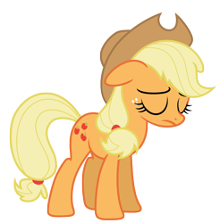 Size: 7250x7356 | Tagged: safe, artist:estories, character:applejack, species:pony, g4, absurd resolution, female, simple background, solo, transparent background, vector