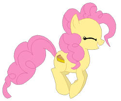 Size: 495x414 | Tagged: safe, artist:mlp-lolada, artist:peach1985, artist:selenaede, base used, character:li'l cheese, species:earth pony, species:pony, g4, alternate hairstyle, eyes closed, female, li'l cheese (rule 63), mare, older li'l cheese, open mouth, rule 63, simple background, solo, transparent background
