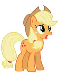 Size: 5465x6799 | Tagged: safe, artist:estories, character:applejack, species:pony, g4, absurd resolution, clothing, female, hat, simple background, solo, transparent background, vector