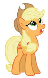 Size: 4197x6750 | Tagged: safe, artist:estories, character:applejack, species:pony, g4, absurd resolution, clothing, female, hat, simple background, solo, transparent background, vector