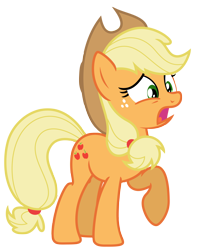Size: 5686x6750 | Tagged: safe, artist:estories, character:applejack, species:pony, g4, absurd resolution, clothing, hat, simple background, solo, transparent background, vector