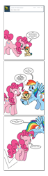 Size: 720x2592 | Tagged: safe, artist:dekomaru, character:pinkie pie, character:rainbow dash, oc, oc:nimbus, tumblr:ask twixie, comic, tumblr