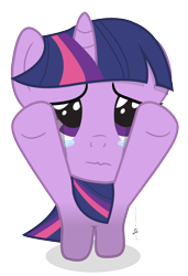 Size: 1200x1750 | Tagged: safe, artist:dm29, character:twilight sparkle, bronybait, crying, cute, female, filly twilight sparkle, julian yeo is trying to murder us, simple background, solo, transparent background, twily, upsies, vector