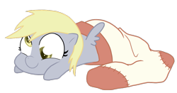 Size: 957x502 | Tagged: safe, artist:egophiliac, edit, character:derpy hooves, species:pegasus, species:pony, clothing, cute, derpabetes, filly, lowres, recolor, sock, sock filly, socks, team fabulous 2