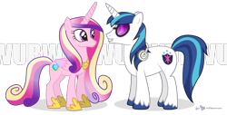 Size: 1100x560 | Tagged: safe, artist:dm29, character:dj pon-3, character:princess cadance, character:shining armor, character:vinyl scratch, duo, headphones, simple background, sunglasses, transparent background, vector, wub