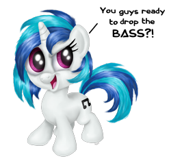 Size: 2688x2560 | Tagged: safe, artist:agussska, artist:aleximusprime, character:dj pon-3, character:vinyl scratch, drop the bass, female, simple background, solo, transparent background