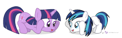 Size: 870x270 | Tagged: safe, artist:dm29, character:shining armor, character:twilight sparkle, age regression, cute, duo, filly, foal, gleamibetes, gleaming shield, julian yeo is trying to murder us, rule 63, rule63betes, simple background, sunshine sunshine, transparent background