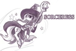 Size: 569x380 | Tagged: safe, artist:johnjoseco, character:trixie, species:pony, species:unicorn, cosplay, dragon's crown, female, mare, solo, sorceress, staff