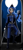 Size: 1020x2215 | Tagged: safe, artist:johnjoseco, character:princess luna, species:human, g4, boots, clothing, colored pupils, ear piercing, earring, female, frown, humanized, jewelry, looking at you, mask, military uniform, moon, night, piercing, rapier, shoes, skinny, sky, solo, sword, uniform, warrior luna, weapon