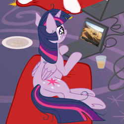 Size: 1313x1310 | Tagged: safe, artist:silfoe, character:twilight sparkle, character:twilight sparkle (alicorn), species:alicorn, species:pony, civilization, civilization v, cropped, female, game over, mare