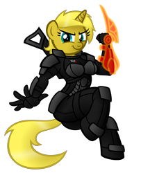 Size: 2484x3066 | Tagged: safe, artist:aleximusprime, oc, oc only, oc:ticket, species:alicorn, species:anthro, species:pony, alicorn oc, anthro oc, breasts, commander shepard, female, femshep, mass effect, simple background, solo, transparent background