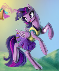 Size: 2500x3000 | Tagged: safe, artist:silfoe, character:twilight sparkle, character:twilight sparkle (alicorn), species:alicorn, species:pony, episode:rainbow falls, g4, my little pony: friendship is magic, cheerleader, cheerleader sparkle, clothing, female, mare, skirt, solo
