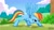 Size: 2560x1440 | Tagged: safe, artist:mysticalpha, character:rainbow dash, species:pegasus, species:pony, g4, crouching, dock, female, mare, raised hoof, signature, solo, spread wings, three quarter view, wallpaper, wings