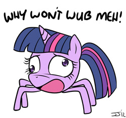 Size: 800x750 | Tagged: safe, artist:johnjoseco, character:twilight sparkle, crab pony, wat, wtf
