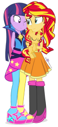 Size: 400x880 | Tagged: safe, artist:dm29, character:sunset shimmer, character:twilight sparkle, character:twilight sparkle (alicorn), species:alicorn, species:pony, equestria girls:rainbow rocks, g4, my little pony: equestria girls, my little pony:equestria girls, clothing, crying, cuddling, cute, filly, holding a pony, hug, human ponidox, julian yeo is trying to murder us, pantyhose, ponidox, pony pet, sandals, shimmerbetes, simple background, sleeping, snuggling, sunsleep shimmer, teary eyes, transparent background, trio