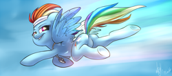Size: 2263x1000 | Tagged: safe, artist:atryl, character:rainbow dash, species:pegasus, species:pony, butt, dock, female, looking at you, mare, plot, solo, whistle
