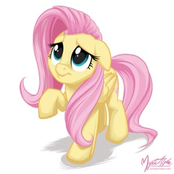 Size: 825x825 | Tagged: safe, artist:mysticalpha, character:fluttershy, female, solo