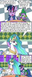 Size: 1024x2431 | Tagged: safe, artist:aleximusprime, character:princess celestia, character:twilight sparkle, after the gala, comic sans, text