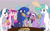 Size: 3000x1868 | Tagged: safe, artist:silfoe, character:princess cadance, character:princess celestia, character:princess luna, character:shining armor, character:spike, character:twilight sparkle, character:twilight sparkle (alicorn), species:alicorn, species:pony, species:unicorn, royal sketchbook, g4, :t, alicorn tetrarchy, cute, cutedance, cutelestia, eating, female, floppy ears, food, licking, licking lips, lunabetes, magic, male, mare, messy eating, missing accessory, nom, open mouth, shining adorable, smiling, stallion, taco, taco drama, taco twilight, telekinesis, tongue out, twiabetes