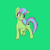 Size: 1800x1800 | Tagged: safe, artist:funfact, oc, oc only, oc:sweet lilac, species:pegasus, species:pony, g4, colored eyebrows, cute, eyebrows, eyebrows visible through hair, female, green background, looking up, mare, no pupils, ocbetes, pegasus oc, shy, simple background, solo