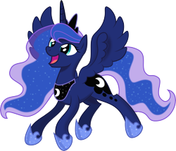 Size: 6121x5273 | Tagged: safe, artist:abydos91, artist:kp-shadowsquirrel, character:princess luna, absurd resolution, cute, female, happy, lunabetes, simple background, solo