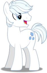 Size: 3277x5000 | Tagged: safe, artist:dashiesparkle, artist:lahirien, character:double diamond, ponyscape, episode:the cutie map, g4, my little pony: friendship is magic, .svg available, absurd resolution, inkscape, looking back, male, missing accessory, open mouth, simple background, solo, transparent background, vector