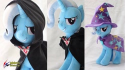 Size: 1296x728 | Tagged: safe, artist:nekokevin, character:trixie, species:pony, species:unicorn, alicorn amulet, female, irl, mare, photo, plushie, solo